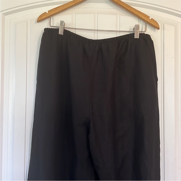 Flax Wide Leg Pull On Linen Blend Pants S - Picture 2 of 6
